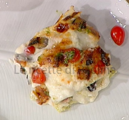 Lasagne estive alla parmigiana di Sergio Barzetti - La Prova del Cuoco Le ricette di Paolina
